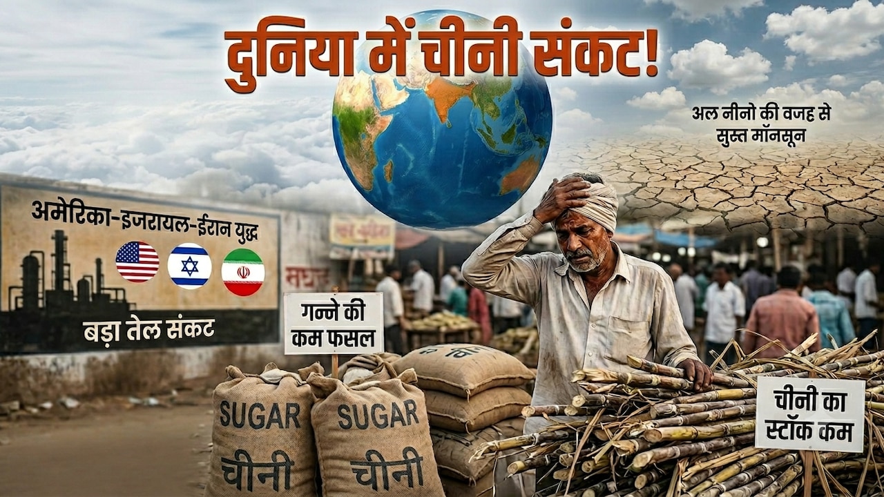 दुनिया में चीनी की कीमतों में आएगा उछाल! 2 वजहों से गन्ने की फसल पर संकट, तेल के बाद नई टेंशन
