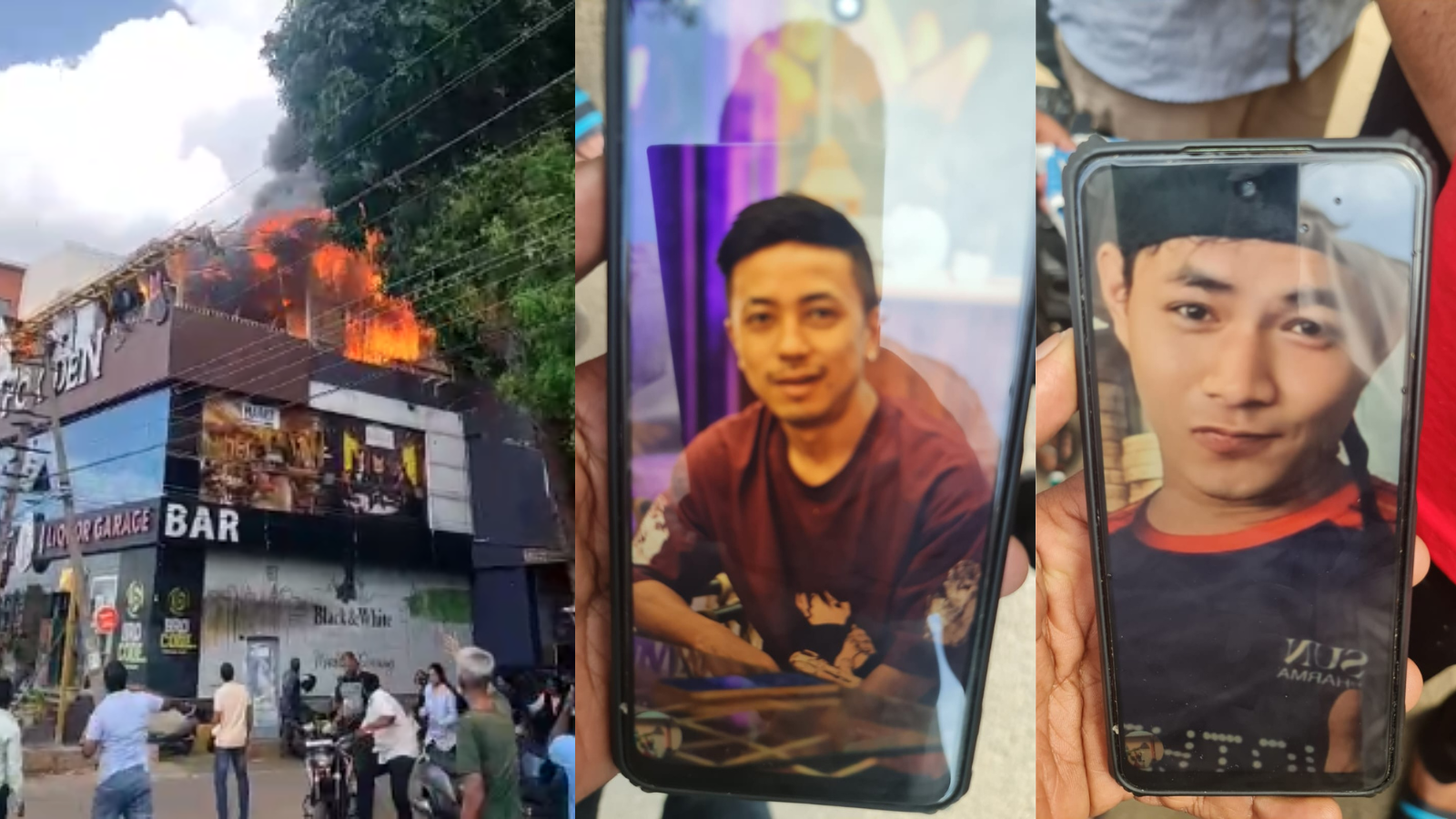 Video: 2 killed, Owner Among 6 Injured In Massive Fire At Mysuru Pub