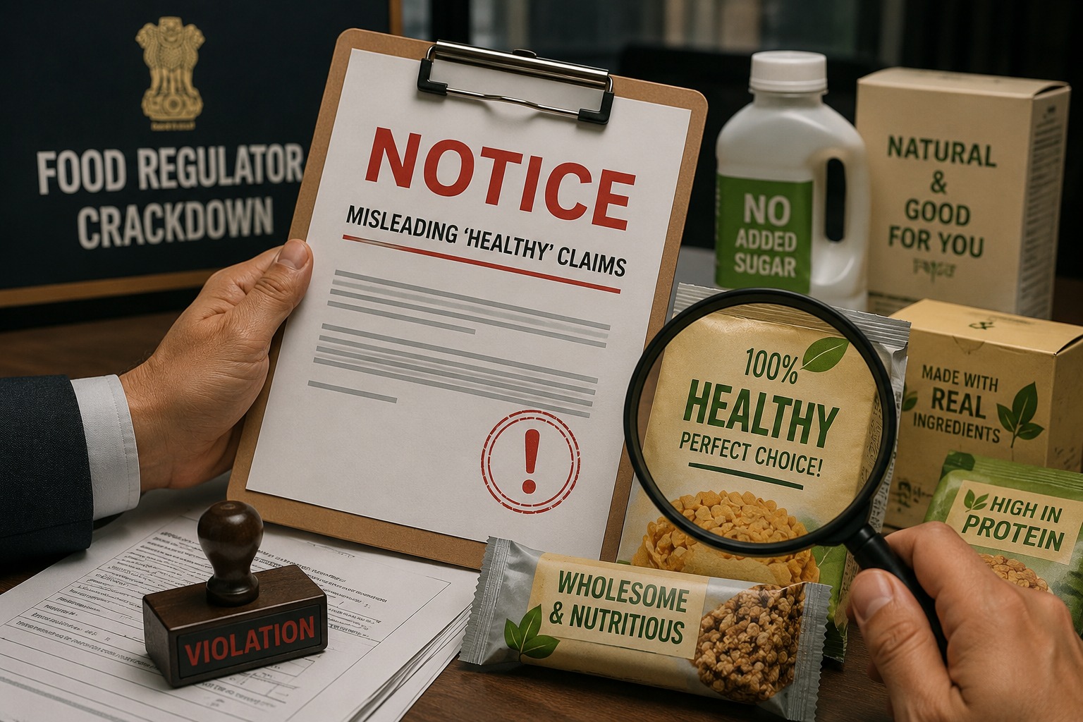 FSSAI issues notices to eight brands over misleading trade names and health claims