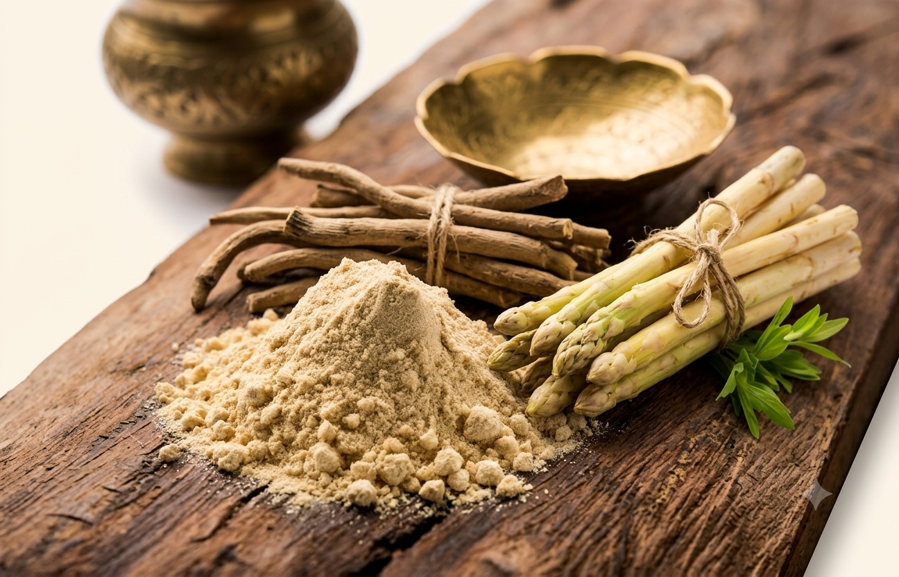 Shatavari might work better for female hormones than ashwagandha