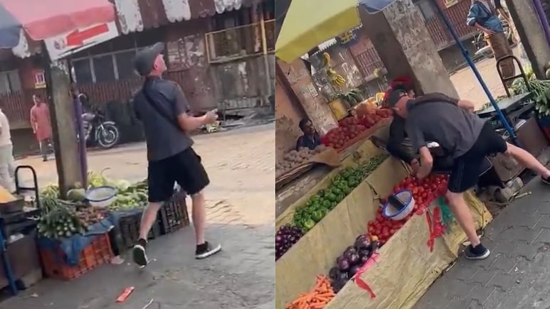 Drunk Foreign Tourist Creates Chaos In Dharamshala, Viral Video Sparks Outrage
