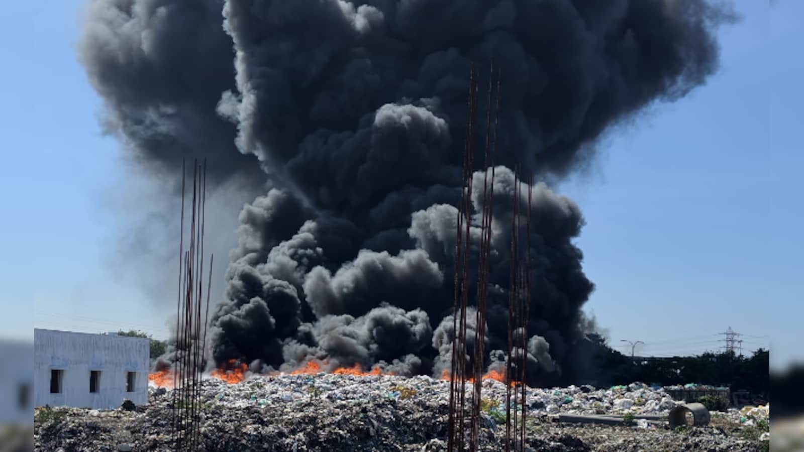 Major Fire at Chennai's Pallikaranai Dump Yard Destroys Over 100 Vehicles