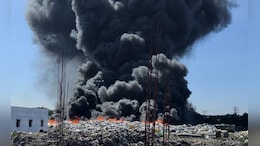 Massive Fire At Chennai Dumpyard, Thick Smoke Engulfs Surrounding Areas
