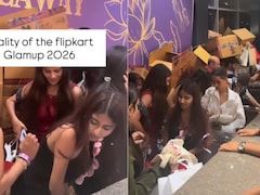Flipkart Glam Up Event Turns Chaotic As Influencers Fight Over Gift Hampers | Watch Viral Video