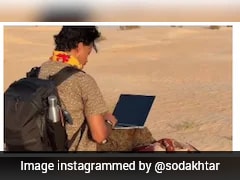 Man Attends Zoom Call While Riding Camel In Sahara Desert, Amuses Internet