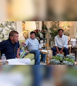Vaibhav Sooryavanshis Father In England Ahead Of Series, Writes On Experience Of Meeting RR Owners Laxmi Mittal, Manoj Badale