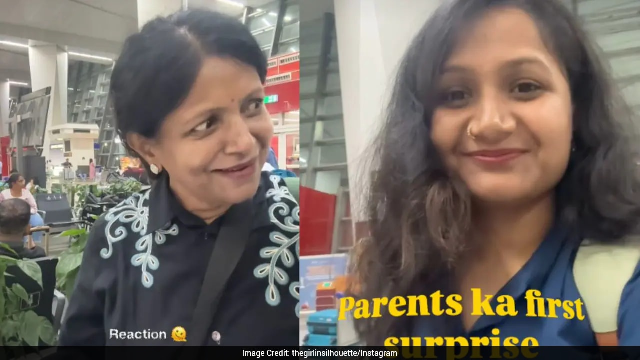 Woman Surprises Parents With First Foreign Trip, Mother's Reaction Wins Hearts Online