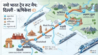 दिल्ली-मेरठ से हरिद्वार-ऋषिकेश तक नमो भारत ट्रेन चलेगी, रैपिड रेल का 150 किमी का ट्रैक, कहां-कहां स्टेशन