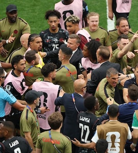 Ugly Scenes At FIFA World Cup 2026 As Qatar, Canada Players Clash On Field - Video
