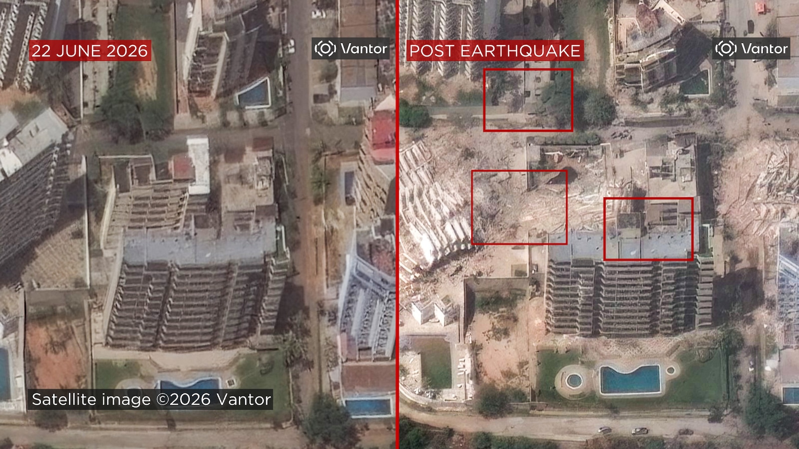 Collapsed Buildings, Debris: Satellite Pics Show Impact Of Venezuela Earthquakes
