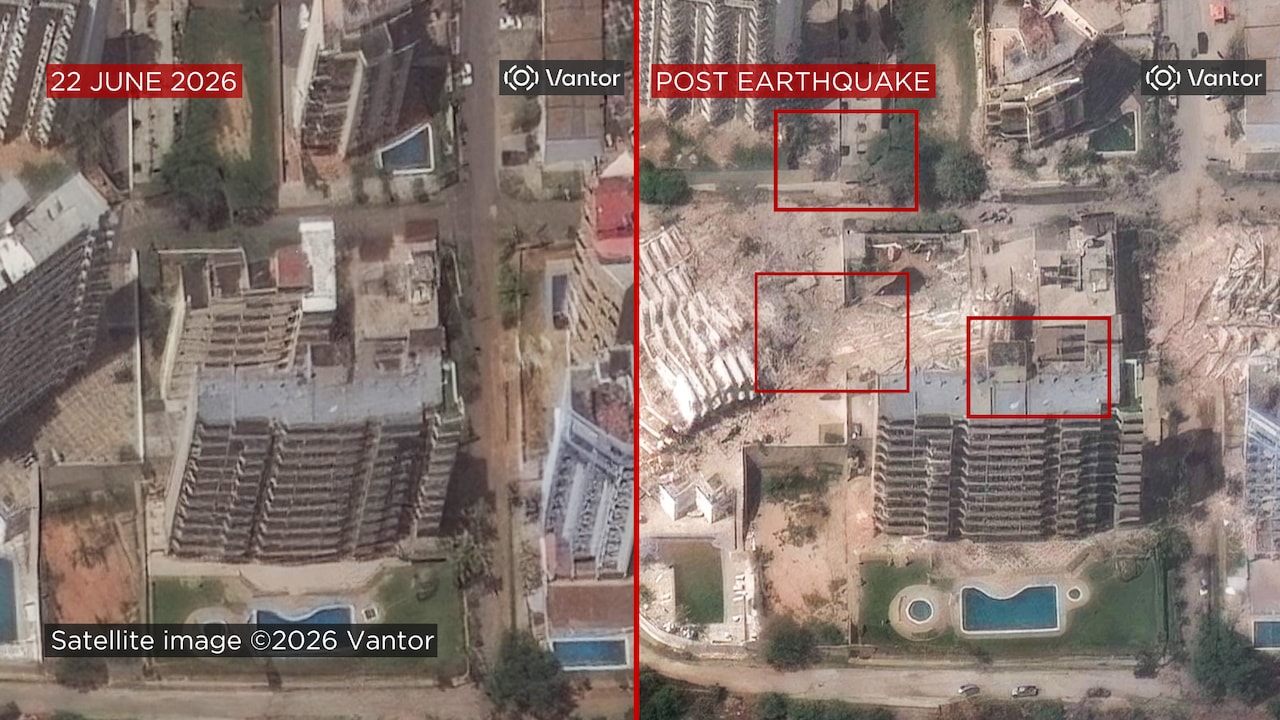 Collapsed Buildings, Debris: Satellite Pics Show Impact Of Venezuela Earthquakes