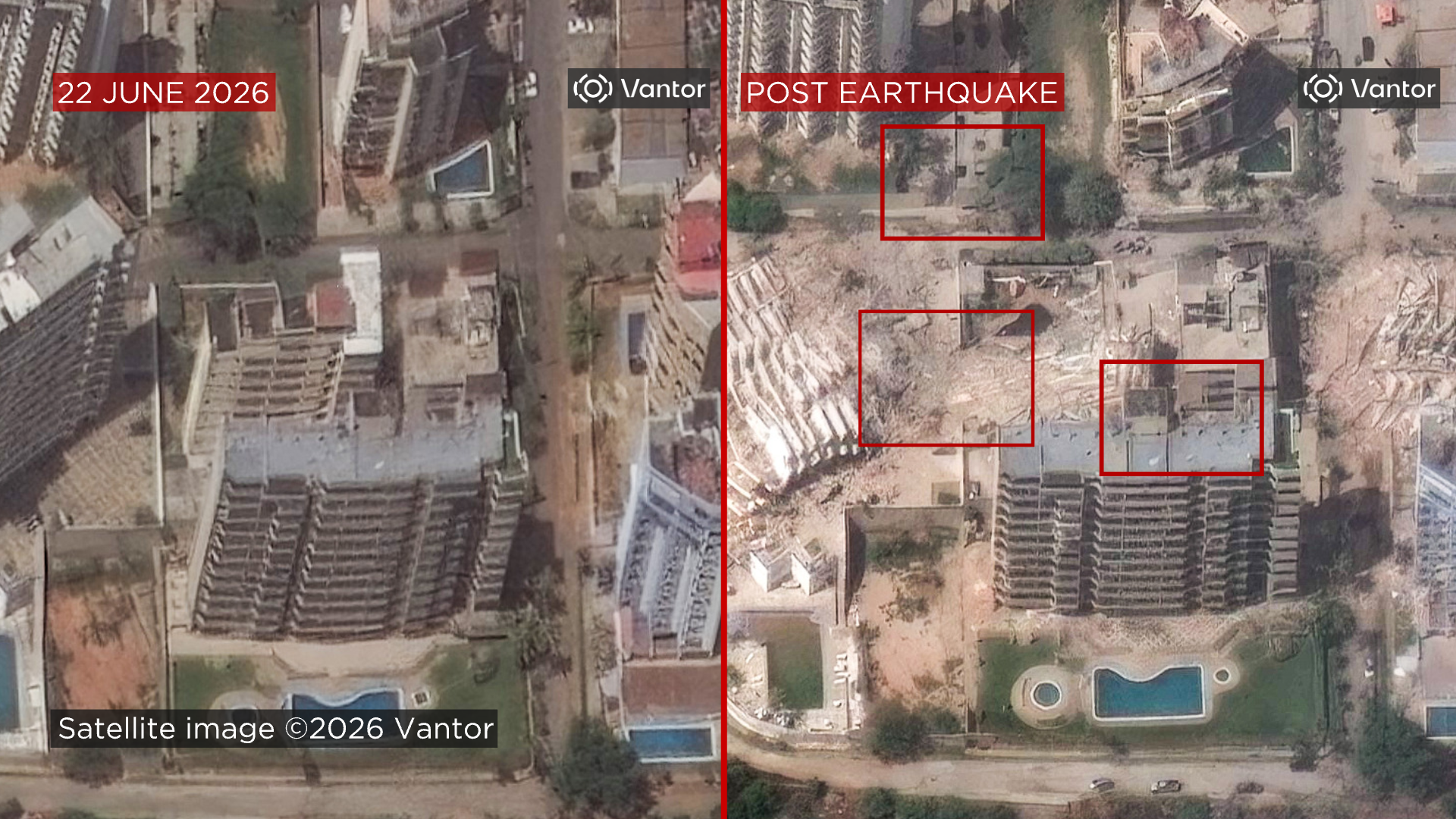 Collapsed Buildings, Debris: Satellite Pics Show Impact Of Venezuela Earthquakes