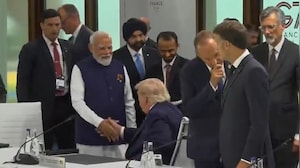 PM Modi-Trump Handshake In France As World Leaders Gather For G7 Summit