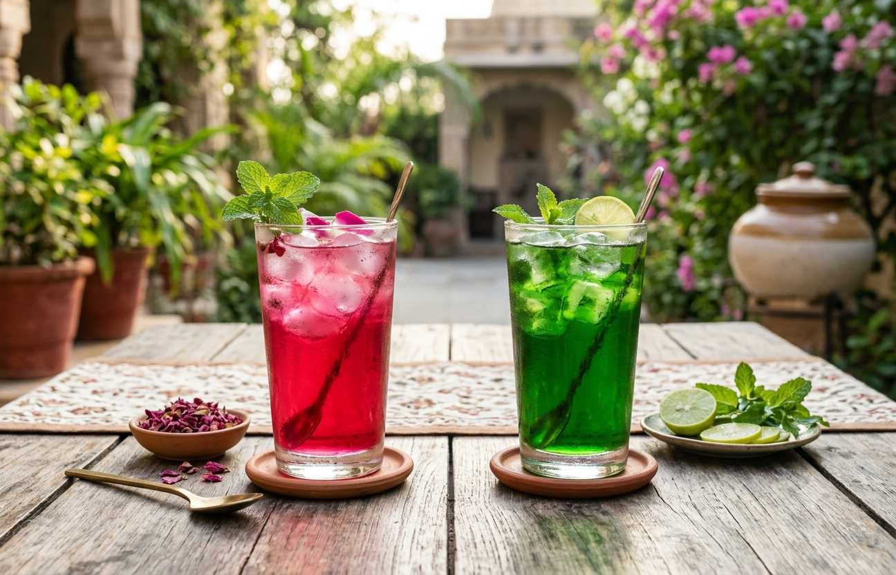 Khus sharbat and gulab sharbat can reduce heat stress when consumed in moderation