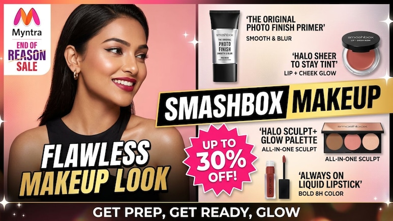 Myntra Sale: अब सस्ते में खरीदें प्रीमियम Smashbox Makeup Product, मिल रहा है 30% तक डिस्काउंट