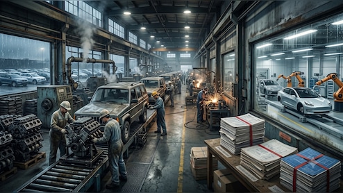 Dinosaurs In The Age Of Tech: Why Legacy Global Car Companies Trade Cheap