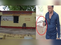 बड़वानी के स्कूल किचन में निकला सांप, भोजन बनाते समय मची अफरा-तफरी; रेस्क्यू के दौरान सर्प मित्र को डसा
