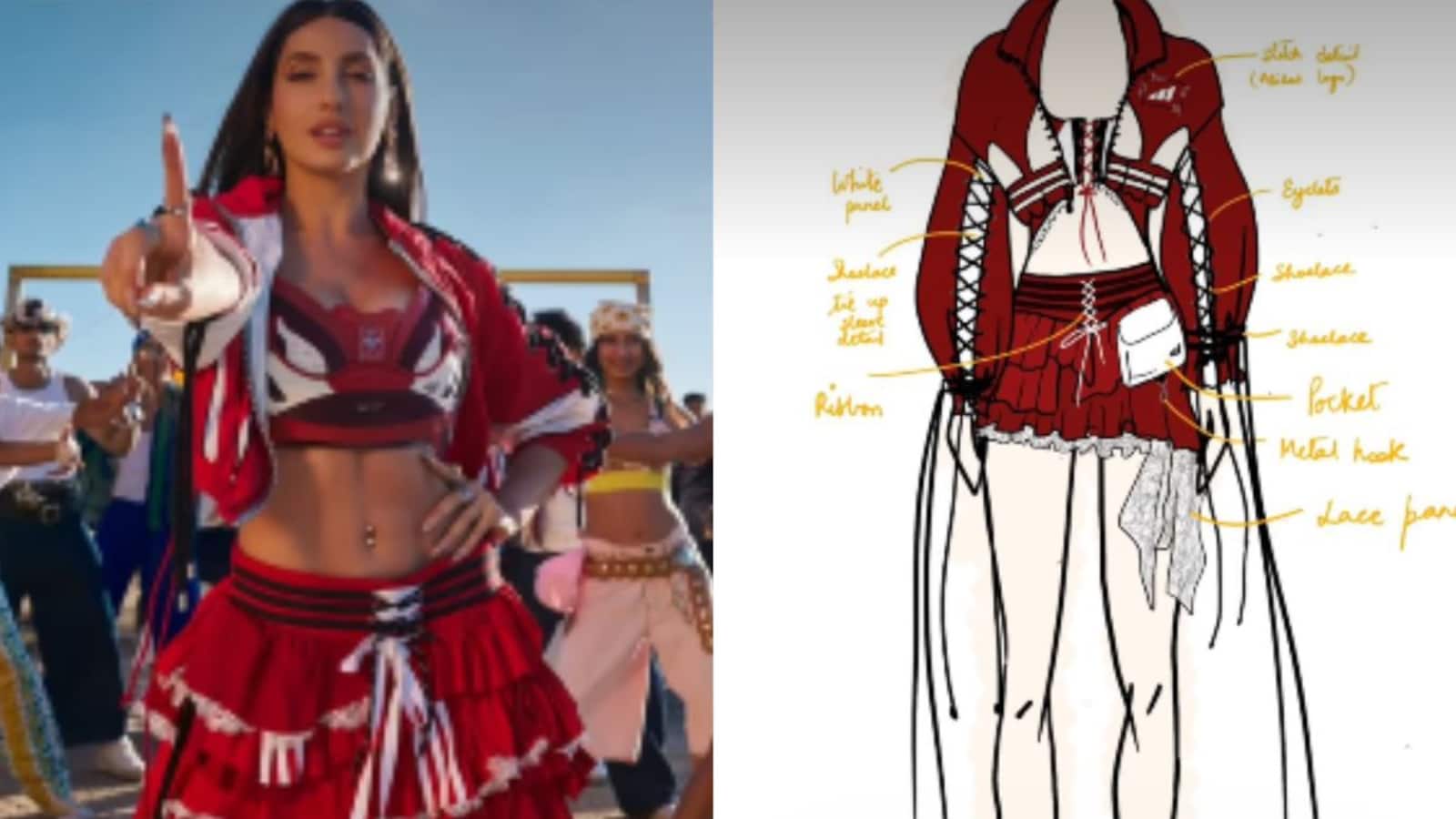 Nora Fatehi's Striking FIFA 2026 'Siir Siir' Outfit: A Designer's Vision