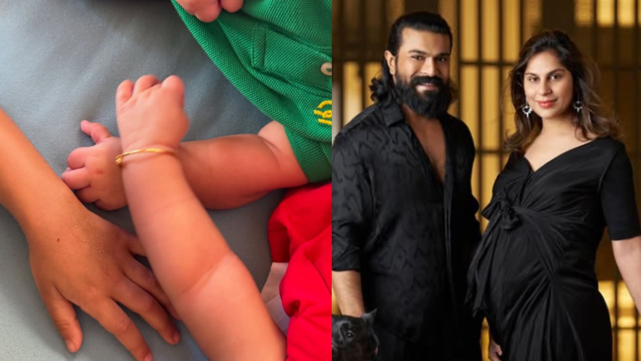 Ram Charan And Upasana Share First Photo Of Twins On Their 14th Wedding Anniversary