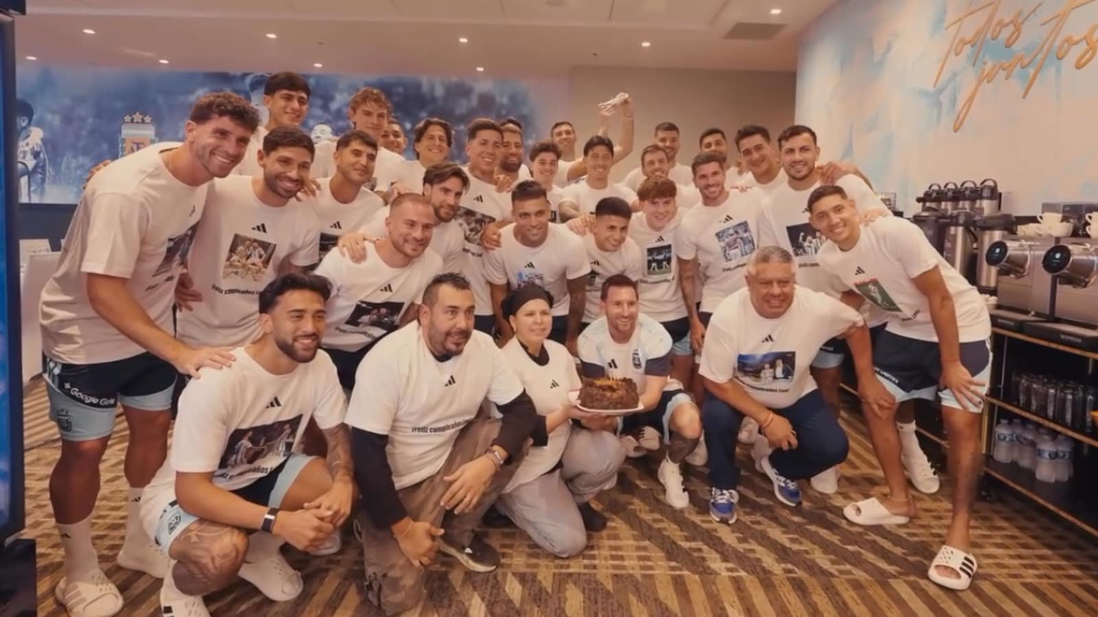 Lionel Messis Argentina Teammates Celebrate His Birthday With Heartfelt Gesture