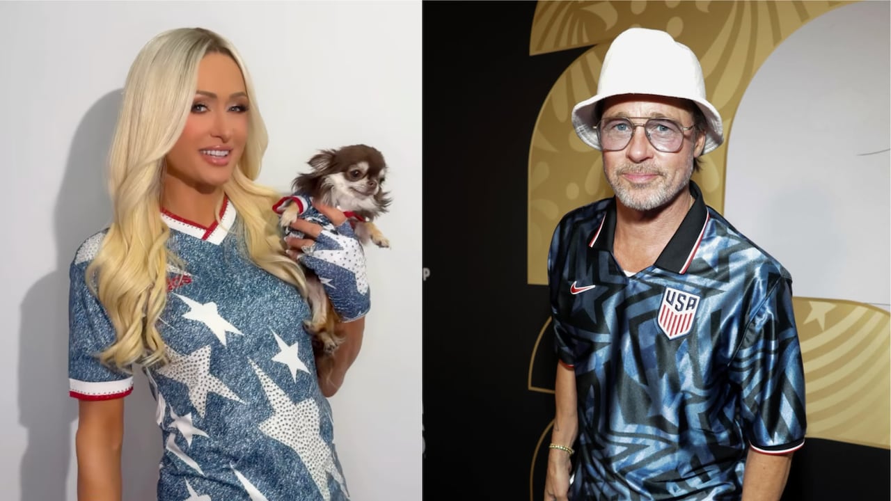 Brad Pitt, Leonardo DiCaprio, Paris Hilton And Others At Stadium To Cheer  Team USA In World Cup
