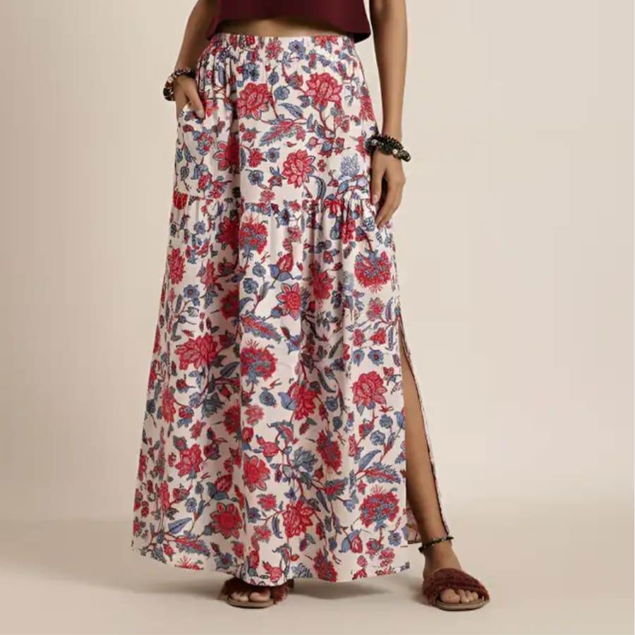 Click here to buy: Leriya Fashion Printed Women A-line Multicolor Skirt Click here to buy: Leriya Fashion Printed Women A-line Multicolor Skirt