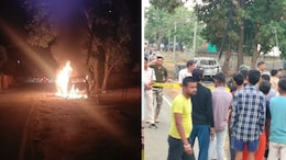 BJP Leader Burnt Alive After His SUV Was Trapped Between Trucks, Set On Fire
