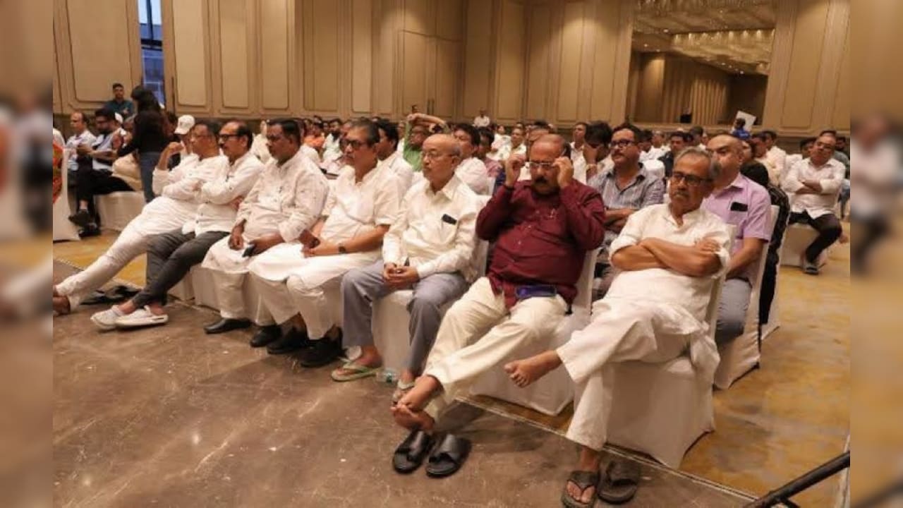 Firhad Hakim and Arup Biswas attended rebels meet on Monday Firhad Hakim and Arup Biswas attended rebels meet on Monday