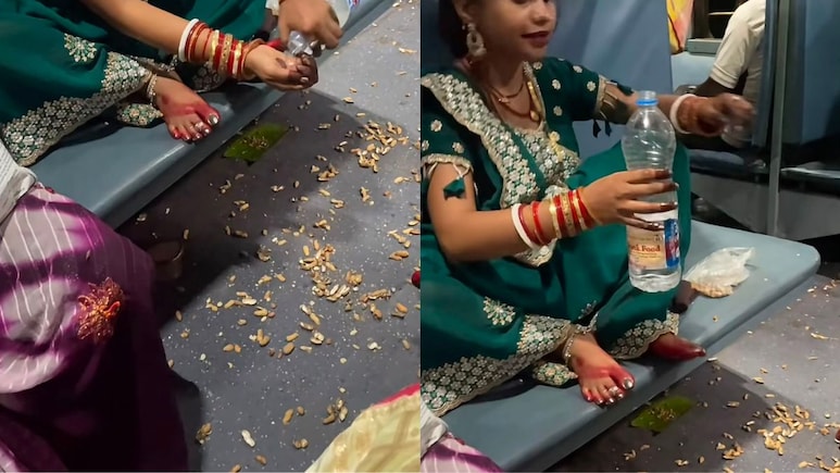Woman Throws Peanut Shells At Train Seat Despite People Around, Sparks Debate