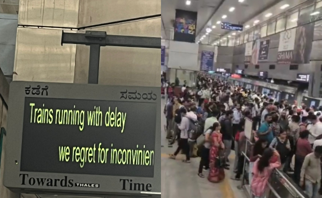 Bengaluru Metro Ops Hit Again, Snag On Purple Line Causes 17-Minute Delay