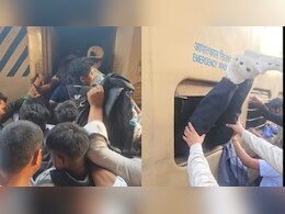 यूपी पुलिस परीक्षा में बड़ी कठिन है डगर ! खिड़कियों के रास्ते ट्रेन में घुसने को मजबूर अभ्यर्थी, चारबाग में उमड़ा जनसैलाब