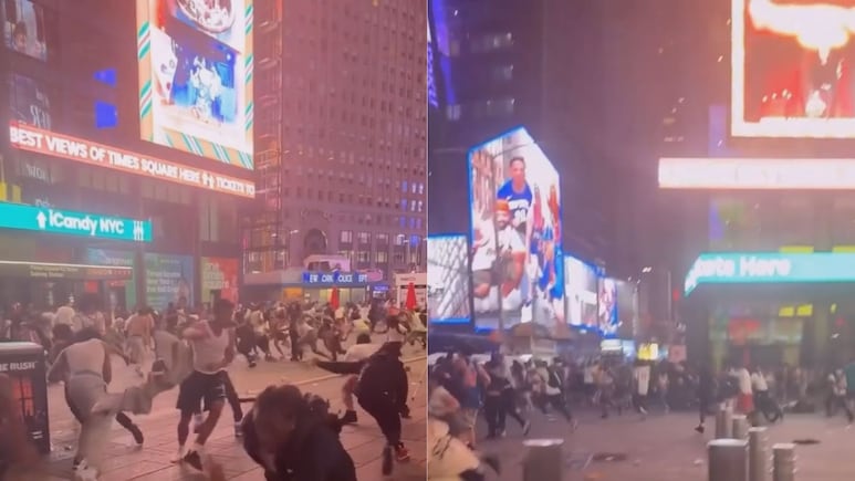 Video: Gunshots Send People Running For Cover At New York's Times Square