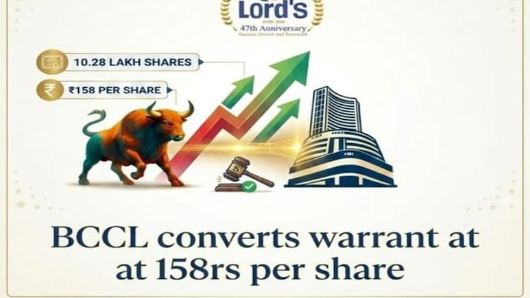 Lord's Mark Industries Ltd Confirms shares Conversion Entitlement of 10.28 Lakh Shares At Rs 158 Per Share