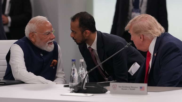 PM Modi, Donald Trump Exchange Pleasantries Amid Strained India-Us Ties | Watch