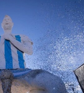 "Who Signed This Off?" Lionel Messis 85-Foot Statue In Argentina Has Fans Divided