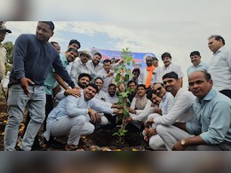 नमो वन में पौधारोपण; 11 हजार पौधे लगाने का लक्ष्य, आगर-मालवा में पर्यावरण टैक्स की उठी मांग