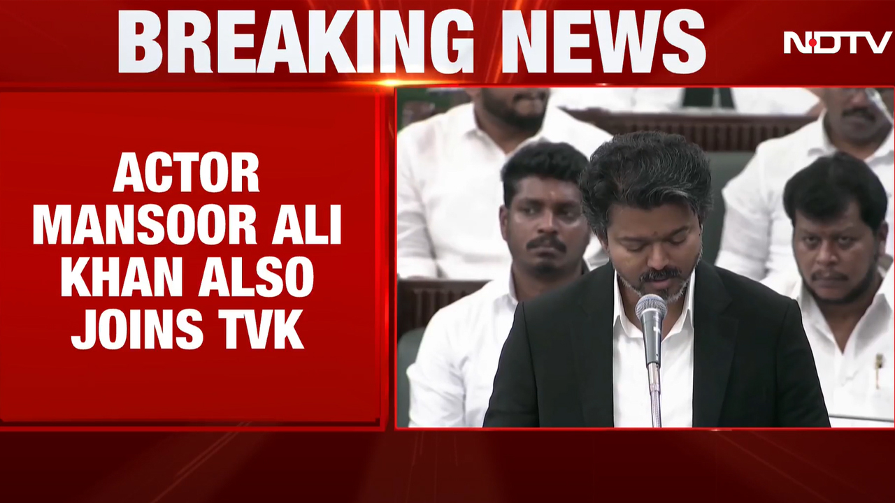 Big Blow To AIADMK: Gomathi Srinivasan, Mansoor Ali Khan Join TVK