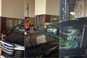 Tamil Nadu Chief Minister Vijay Spotted Driving His Toyota Land Cruiser: Watch Video