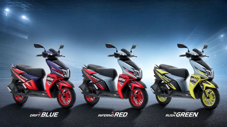 TVS Ntorq 125 Updated With 5 New, Race-Inspired Colourways