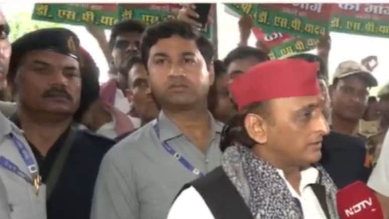 BJP Has No <i>"Sharam"</i> Or <i>"Dharam"</i>: Akhilesh Yadav On Ram Temple Theft Row