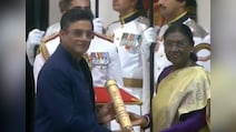 R Madhavan Receives Padma Shri, Wife Sarita And Son Vedaant Cheer