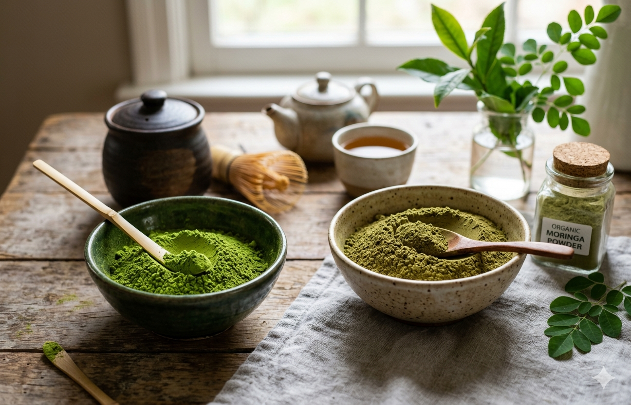 Matcha and moringa can benefits those who have a fatty liver