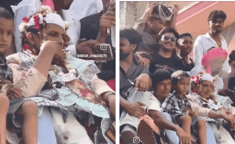सिगरेट पीता नजर आया दूल्हा. सिगरेट पीता नजर आया दूल्हा.