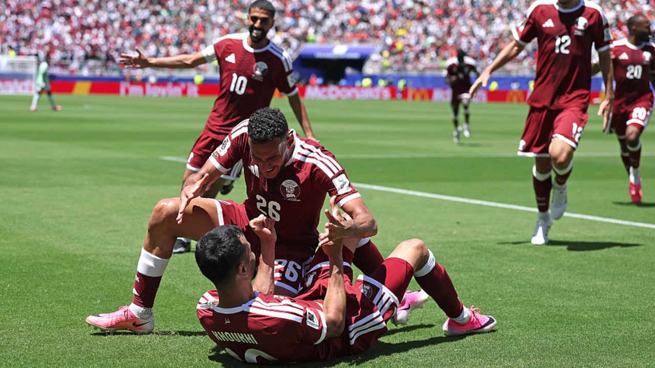 Qatar Earn First Ever FIFA World Cup Point With Late Goal