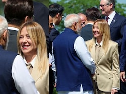 "We're Most Famous Couple": Giorgia Meloni To PM Modi At G7 Summit. Watch