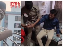 Video: जान जोखिम में डाल सातवीं मंजिल के फ्लैट में घुसा पुलिसकर्मी, सुसाइड कर रहे शख्स के हाथ से छीना जहर