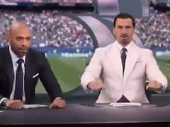 Watch: Zlatan Ibrahimovic, Thierry Henry Replicate Norways "Viking Row" Celebration On-Air