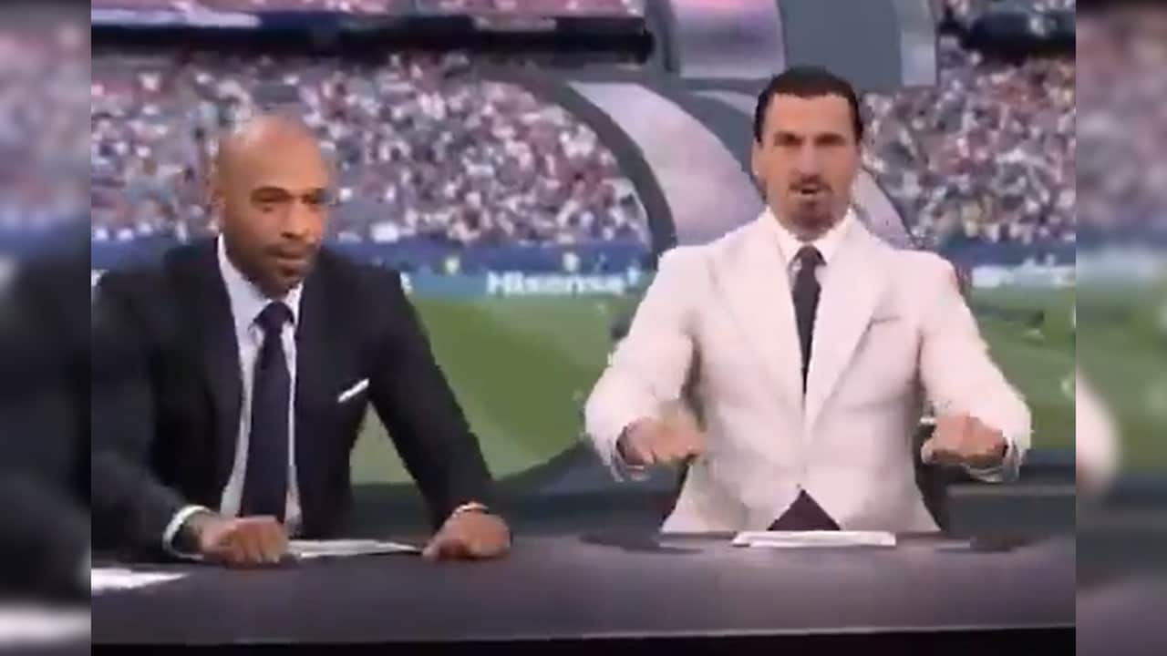 Watch: Zlatan Ibrahimovic, Thierry Henry Replicate Norway's "Viking Row" Celebration On-Air