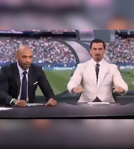 Watch: Zlatan Ibrahimovic, Thierry Henry Replicate Norways "Viking Row" Celebration On-Air