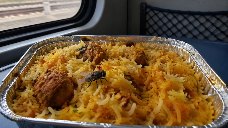 तेजस एक्सप्रेस की बिरयानी में मक्खी मिलने पर सख्त एक्शन, IRCTC ने ठेकेदार पर ठोंका 1 लाख का जुर्माना